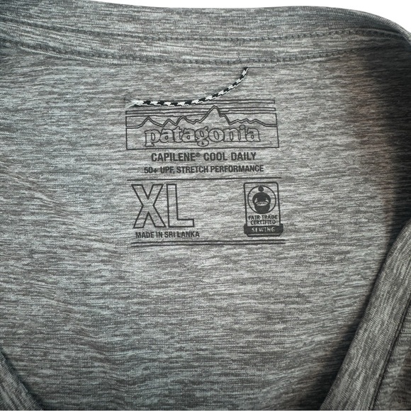 Patagonia Men’s Capilene Cool Daily Stretch Long Sleeve Shirt – Size XL 50+ UPF - Picture 7 of 9